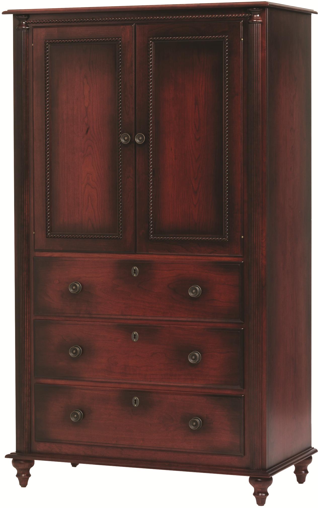 洋書 English Furniture Millcraft Fur Elise MF6072CH 2 Piece Chifferobe
